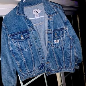 NEW. Never used Large Women’s Calvin Klein Jean Jacket
